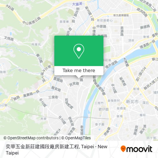 奕華五金新莊建國段廠房新建工程 map