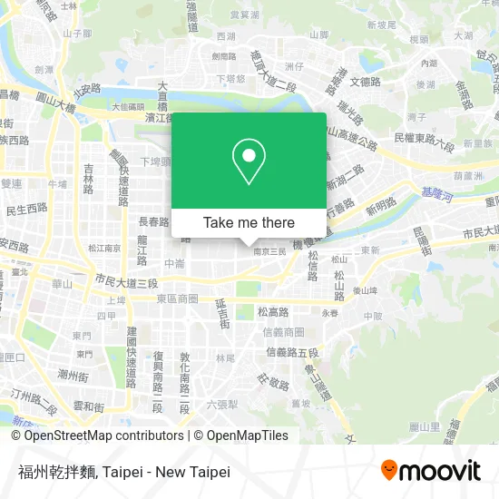 福州乾拌麵地圖