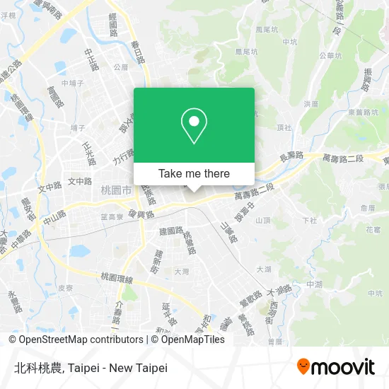北科桃農地圖