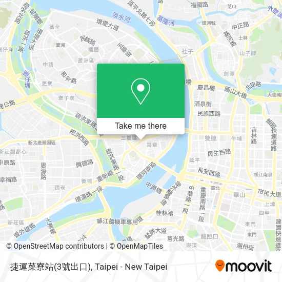 捷運菜寮站(3號出口)地圖