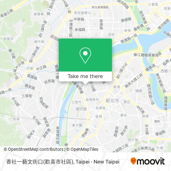 香社一藝文街口(歡喜市社區) map