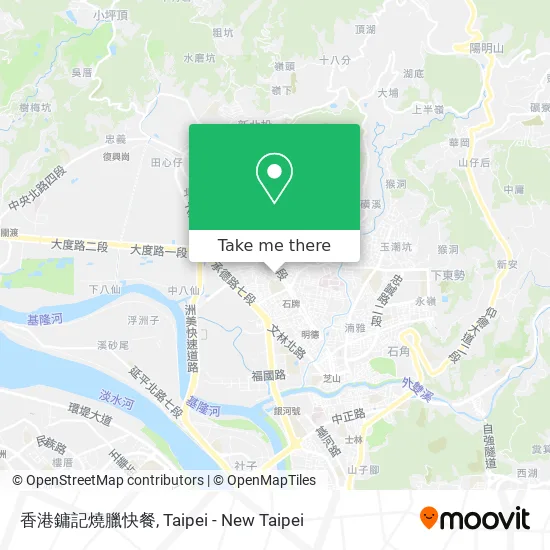 香港鏞記燒臘快餐地圖