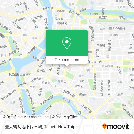臺大醫院地下停車場地圖