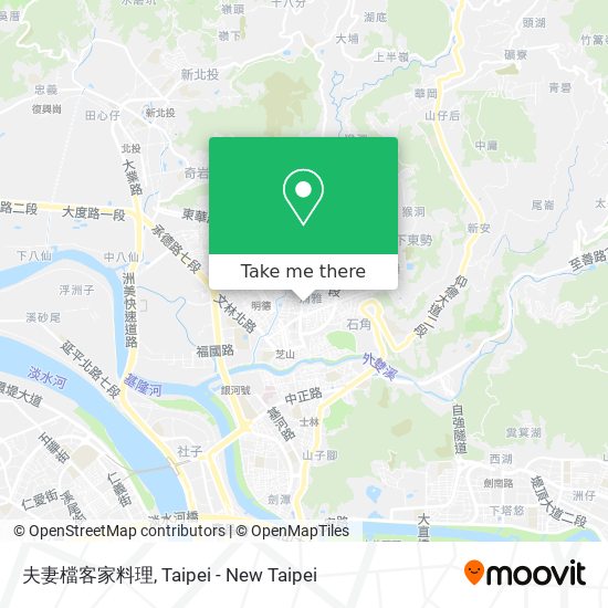 夫妻檔客家料理 map