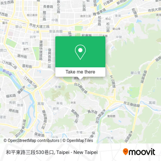 和平東路三段530巷口地圖