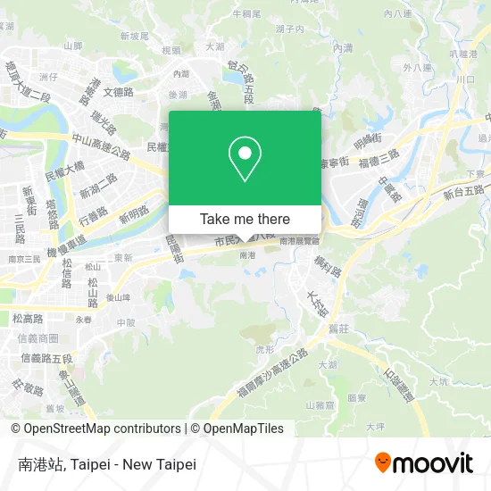 南港站 map