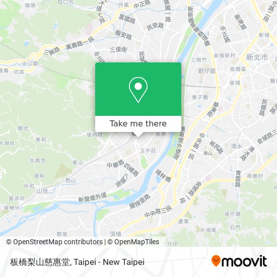 板橋梨山慈惠堂 map