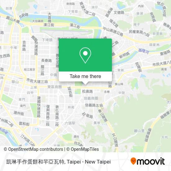 凱琳手作蛋餅和羋亞瓦特地圖