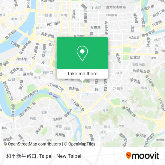 和平新生路口 map