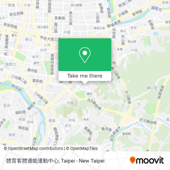 體育客體適能運動中心 map