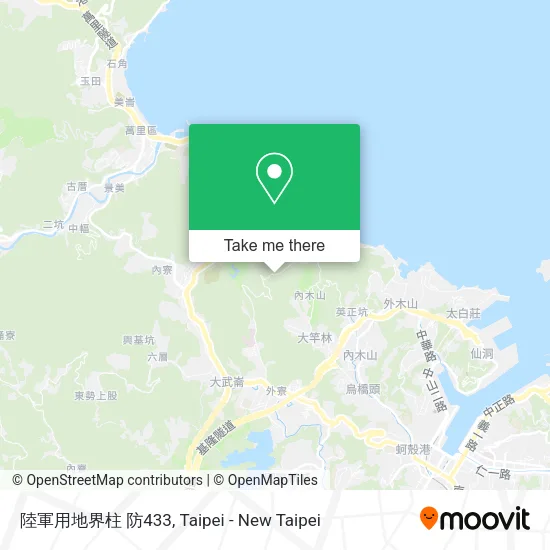陸軍用地界柱 防433地圖