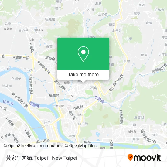 黃家牛肉麵地圖
