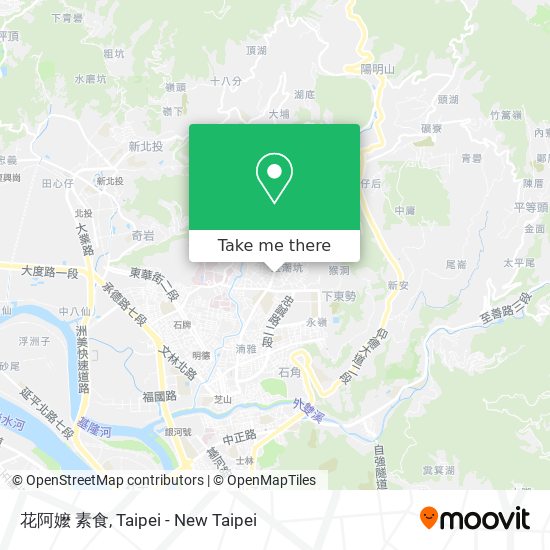 花阿嬤 素食 map