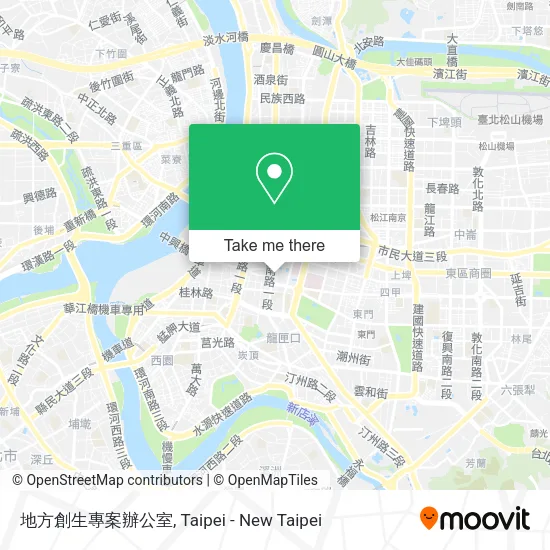 地方創生專案辦公室地圖