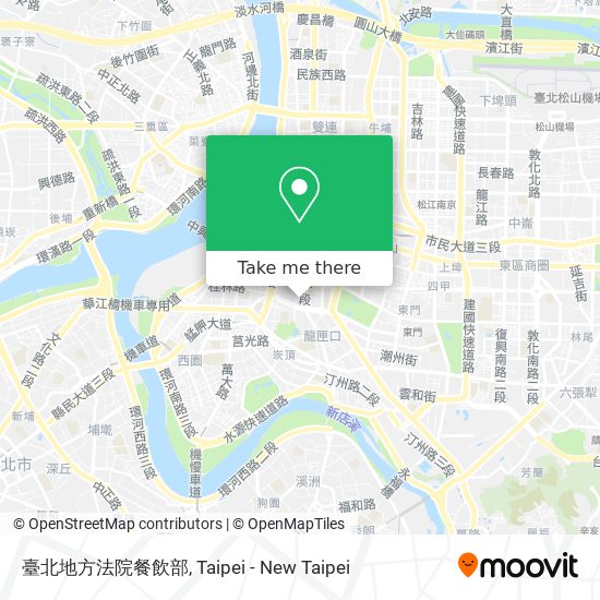 臺北地方法院餐飲部 map