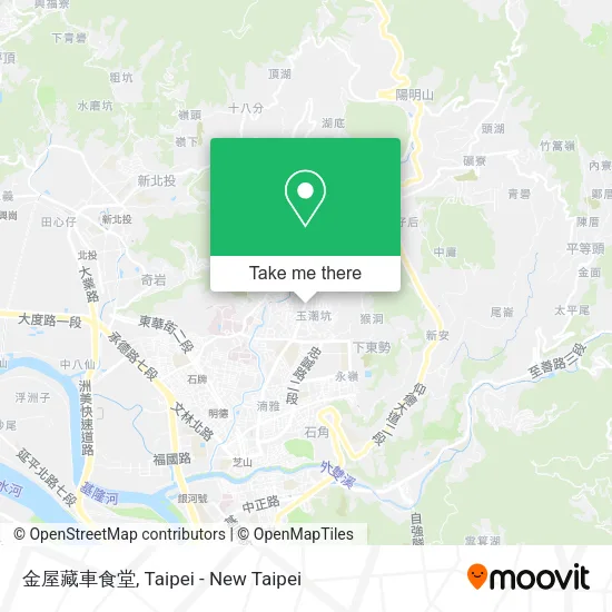 金屋藏車食堂地圖