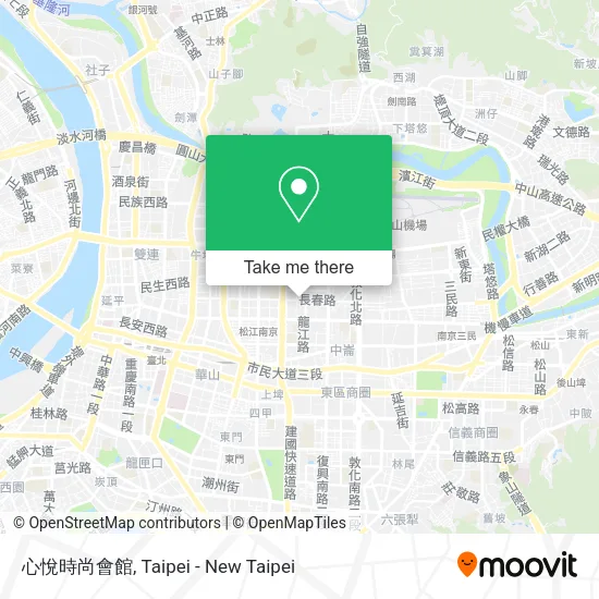 心悅時尚會館地圖