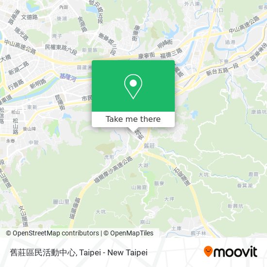 舊莊區民活動中心 map