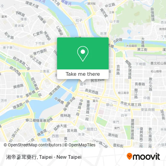 湘帝蔘茸藥行 map