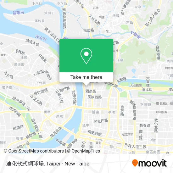 迪化軟式網球場地圖