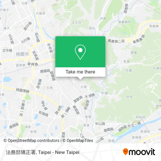 法務部矯正署地圖