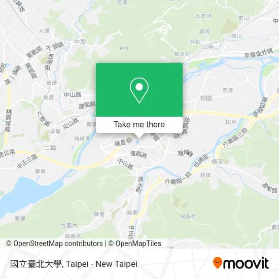 國立臺北大學地圖