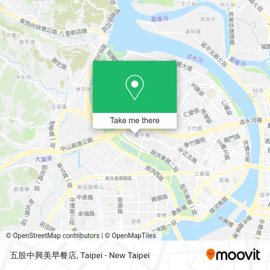 五股中興美早餐店 map