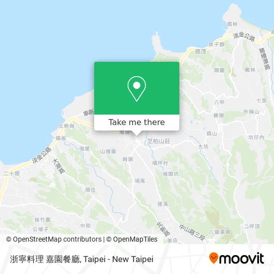 浙寧料理 嘉園餐廳 map