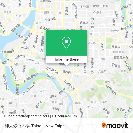 師大綜合大樓地圖
