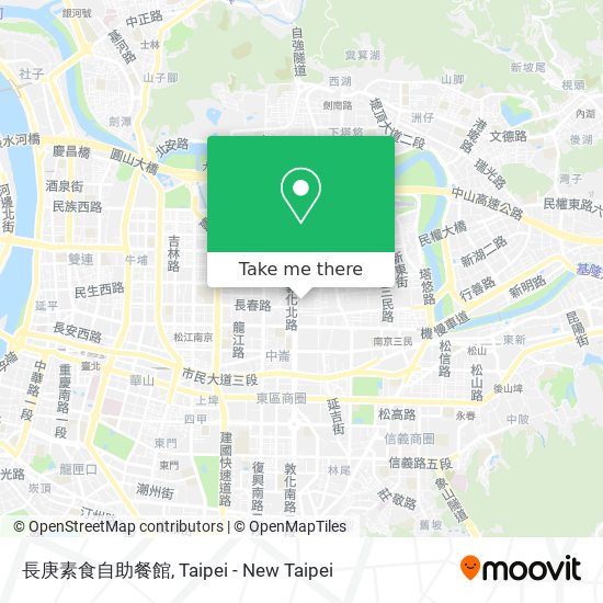 長庚素食自助餐館 map