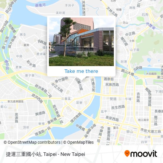 捷運三重國小站 map
