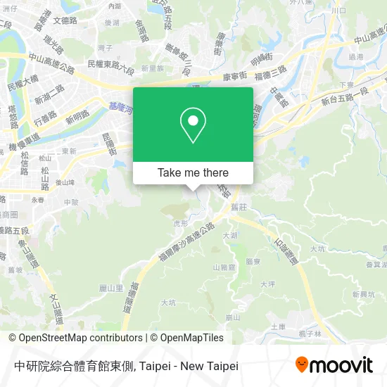 中研院綜合體育館東側 map