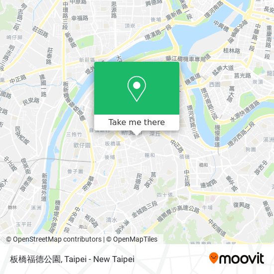 板橋福德公園 map