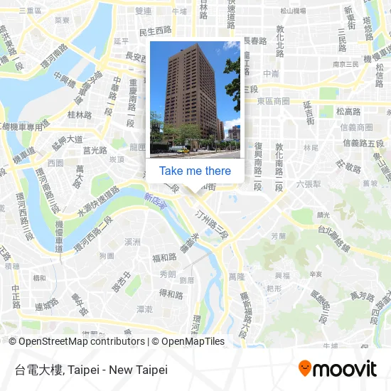 台電大樓地圖