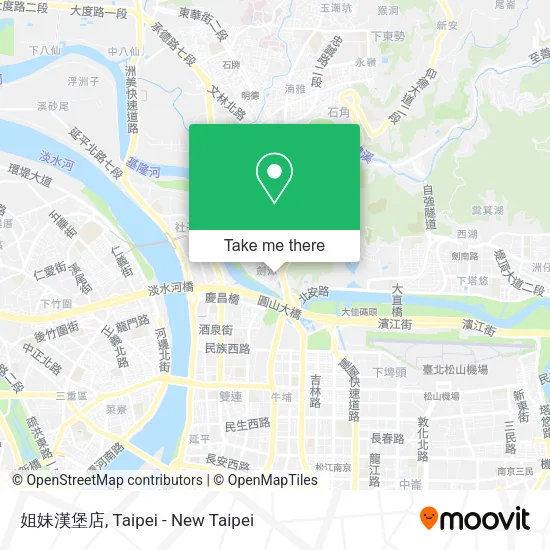姐妹漢堡店地圖