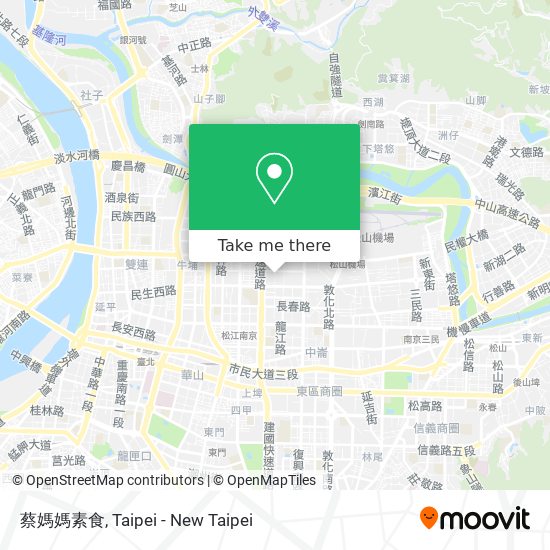 蔡媽媽素食 map
