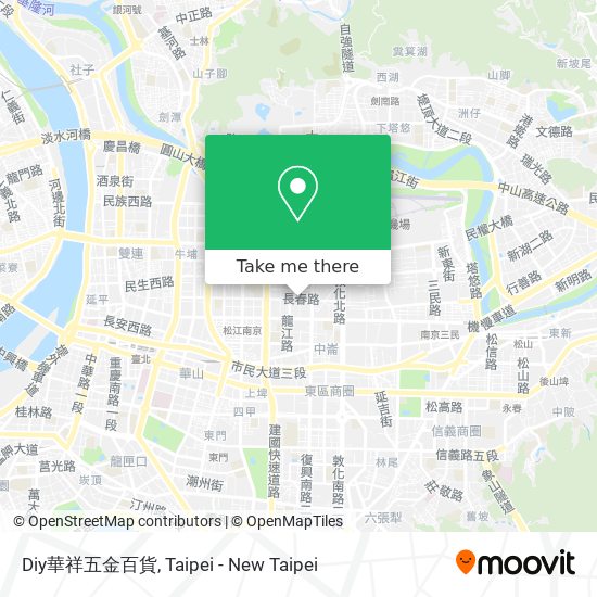 Diy華祥五金百貨地圖