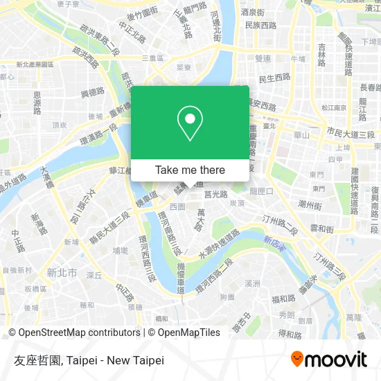 友座哲園 map