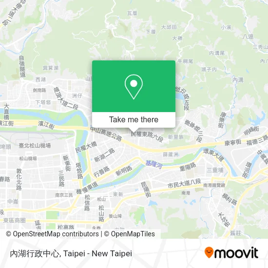 內湖行政中心地圖
