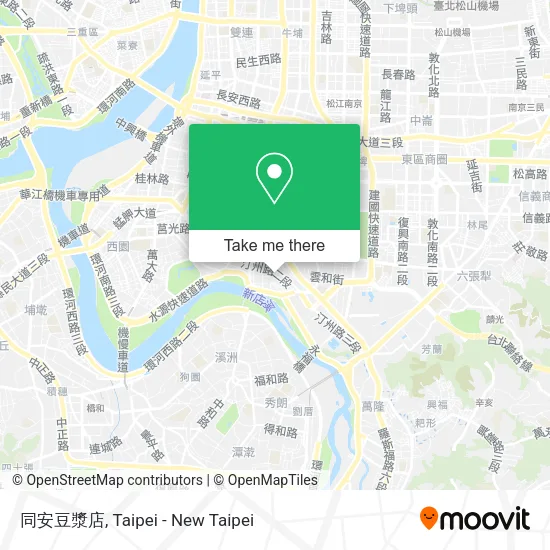 同安豆漿店地圖