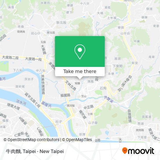 牛肉麵 map