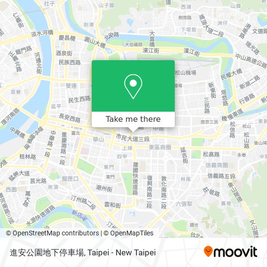進安公園地下停車場 map