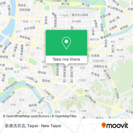 新康洗衣店 map