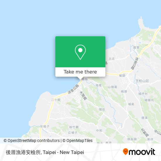 後厝漁港安檢所 map