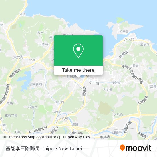 基隆孝三路郵局 map
