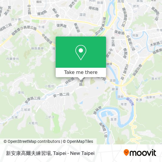 新安康高爾夫練習場 map