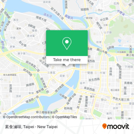 素食滷味 map