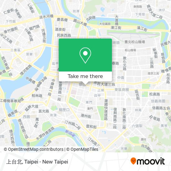 上台北 map