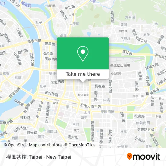 禪風茶樓 map