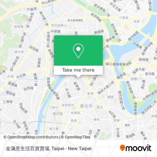 金滿意生活百貨賣場 map